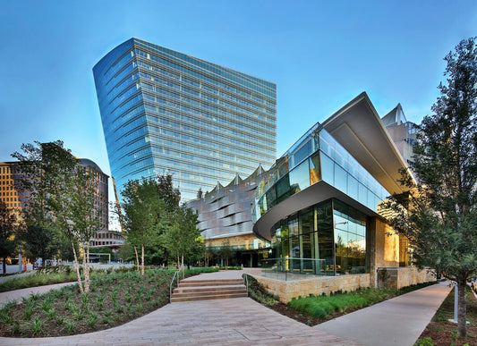Glass Facade Protection: McKinney & Olive, USA