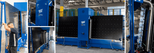 When do glass companies choose to automate the application of easy clean glass coatings?