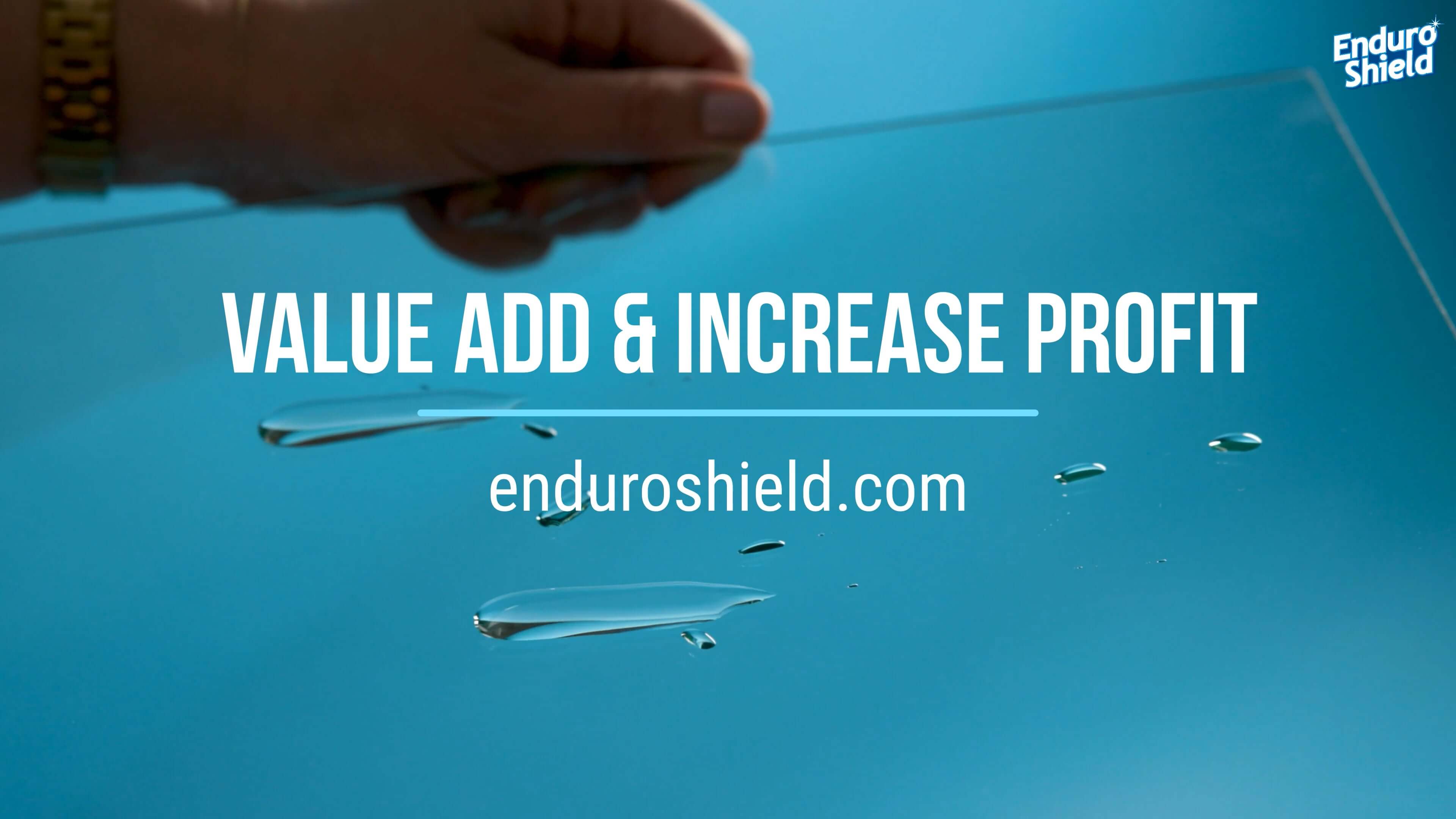Load video: EnduroShield application to glass increases revenue