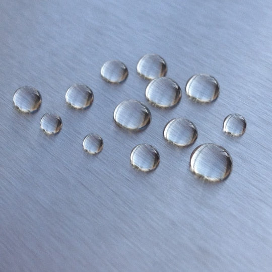 stainless steel treatment to repel water and stains