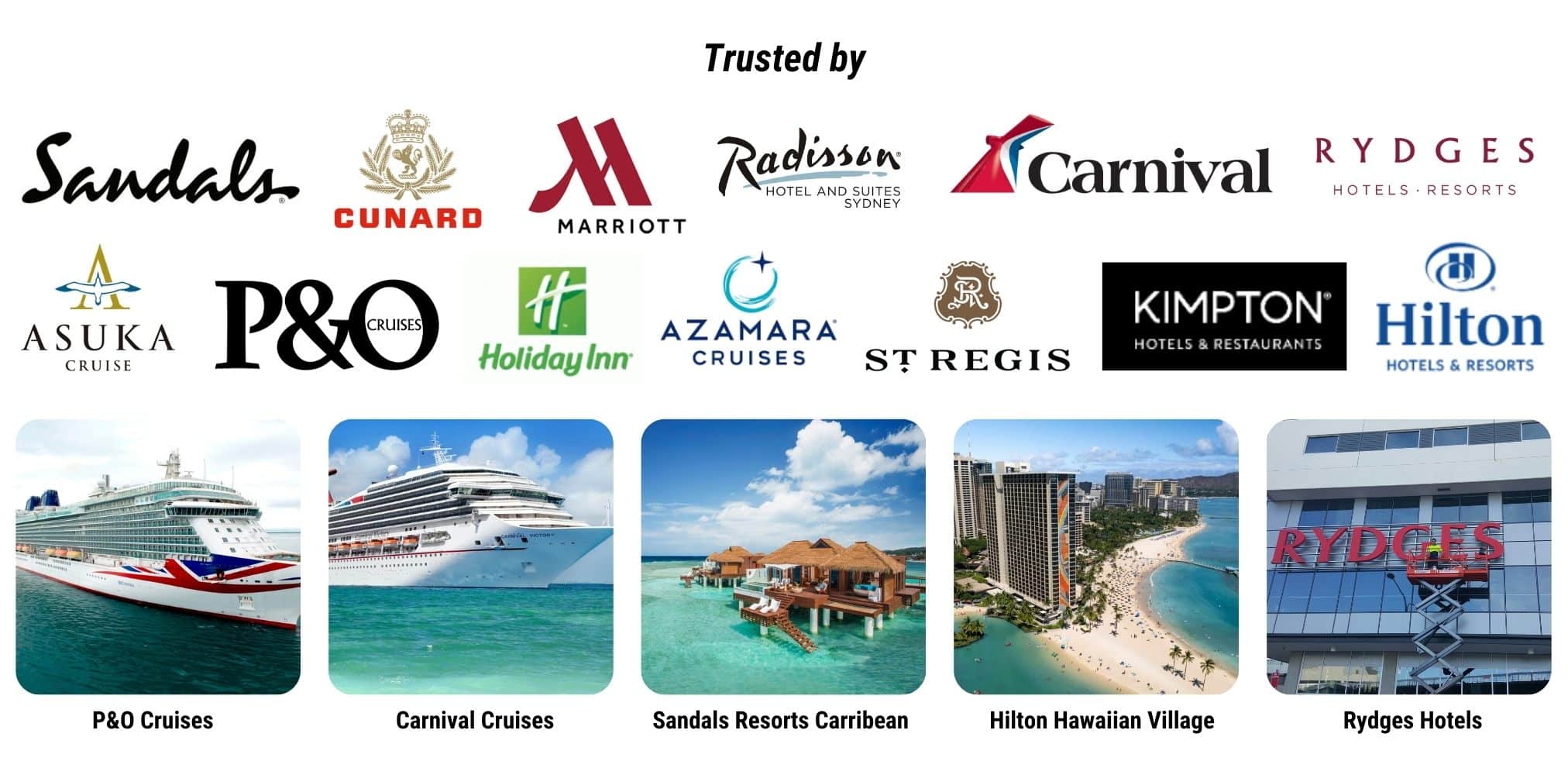 EnduroShield is trusted by many of the worlds most known cruise ship and hotel brands